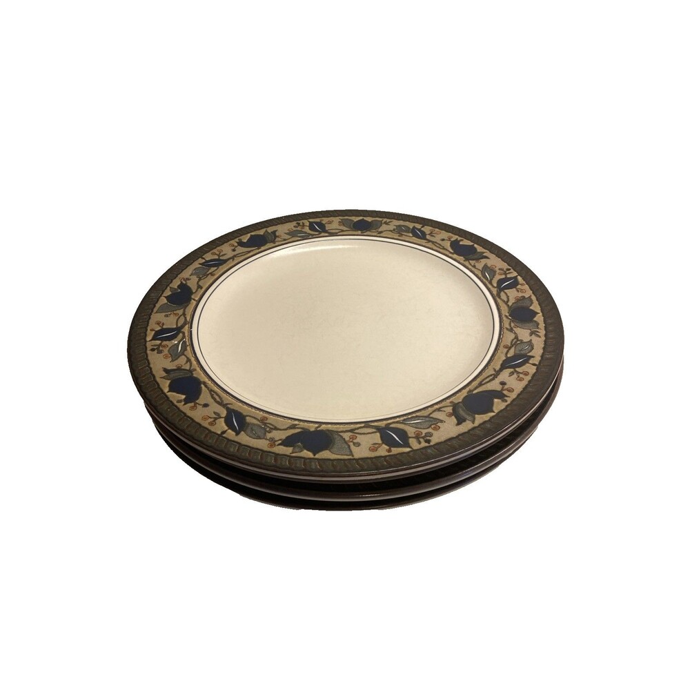 4 Mikasa Intaglio Arabella 11 in Dinner Plate Oven Microwave Dishwasher Safe